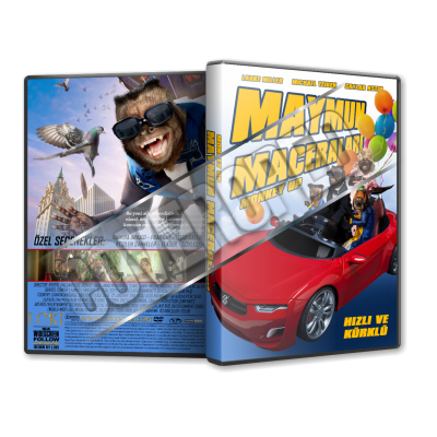 Monkey Up - 2016 Türkçe Dvd cover Tasarımı